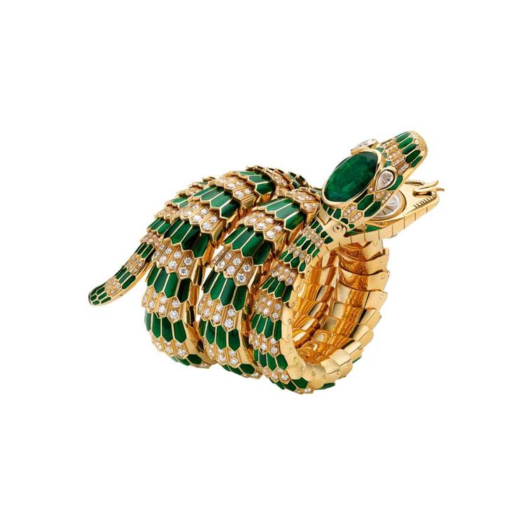 Bulgari Serpenti bracelet watch 