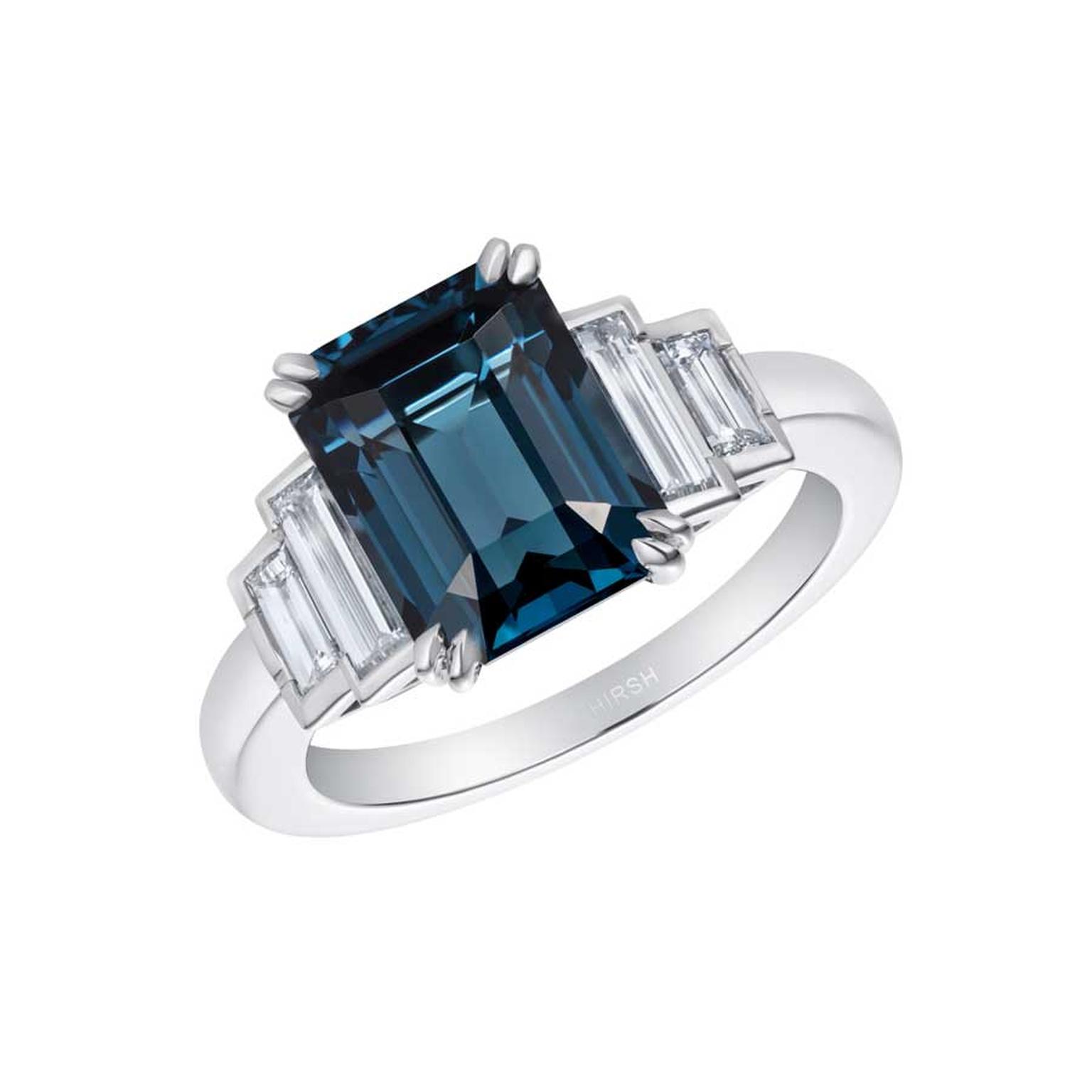 Cobalt Blue Spinel Artemis ring Hirsh London