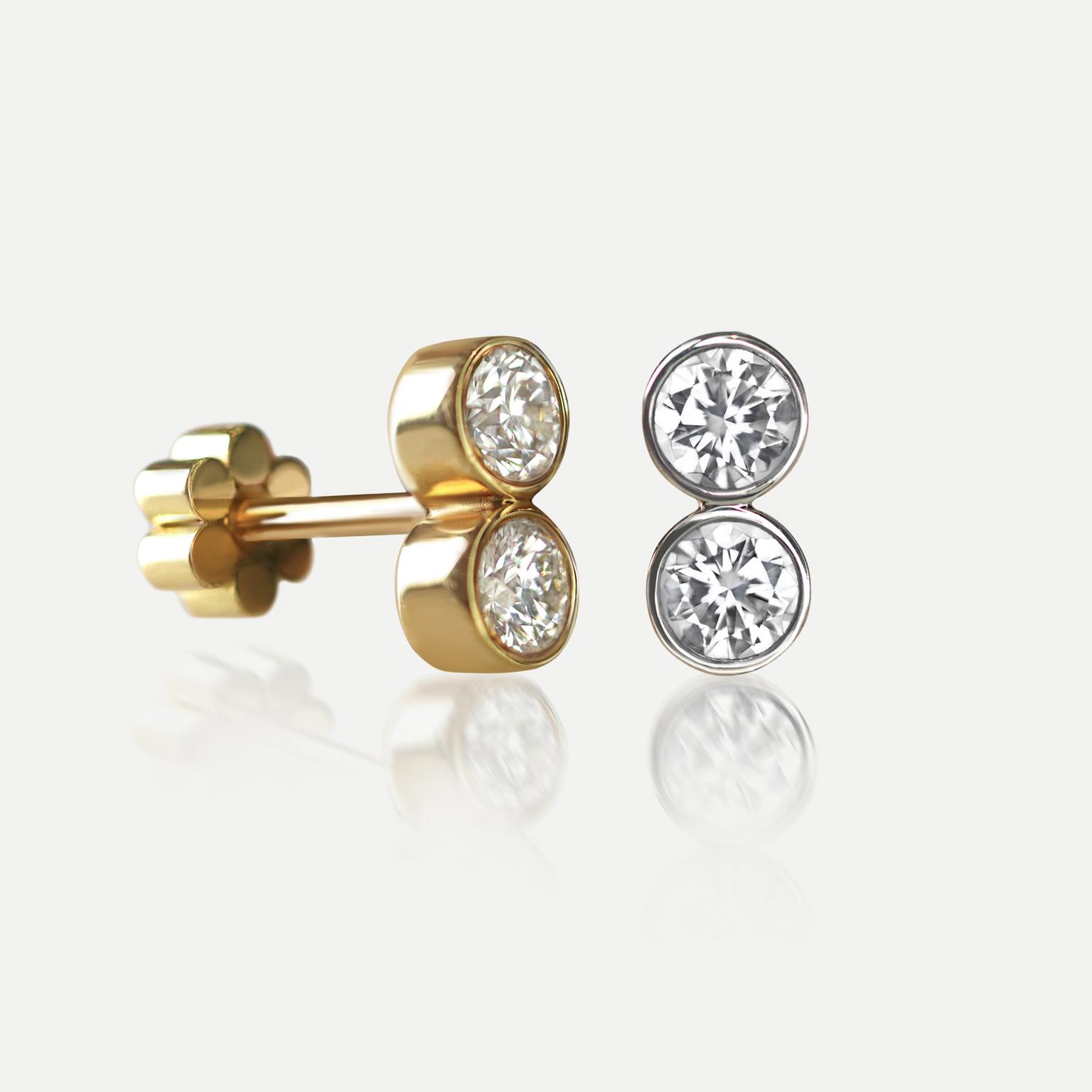 Ear studs by Lena Cohen