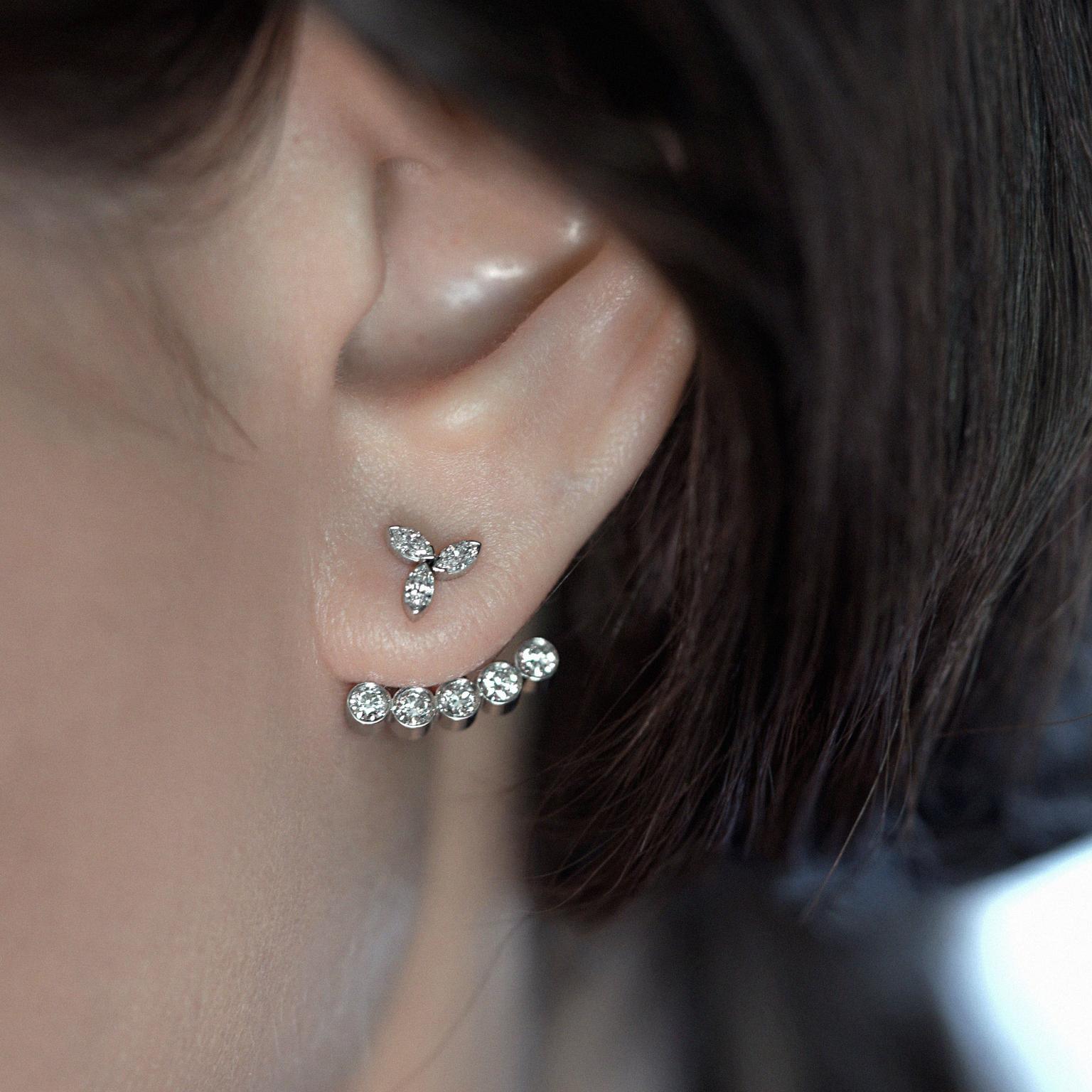 Marquise ear jackets by Lena Cohen jpg