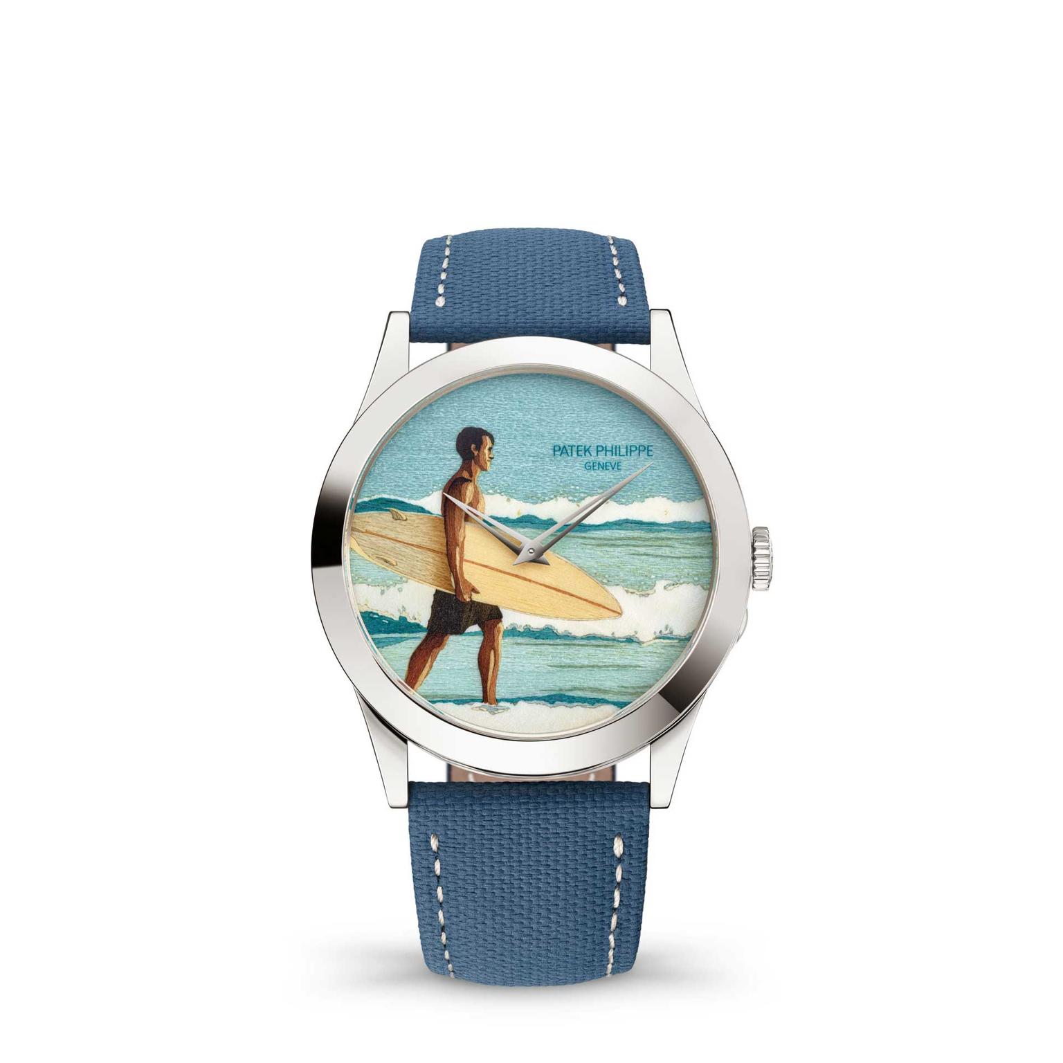 Morning on the Beach Calatrava watch by Patek Philippe 