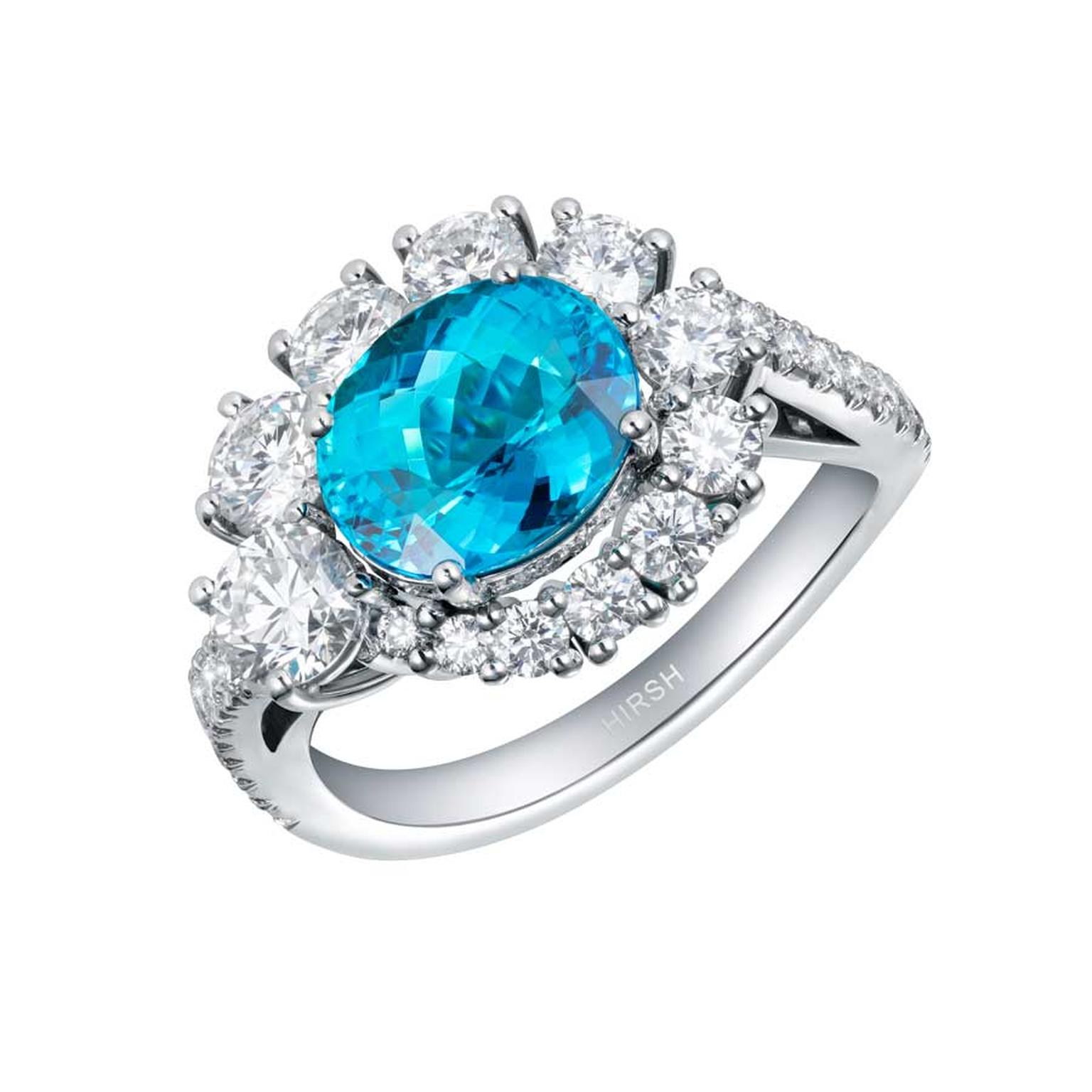 UnheatedParaiba Tourmaline ring Hirsh London