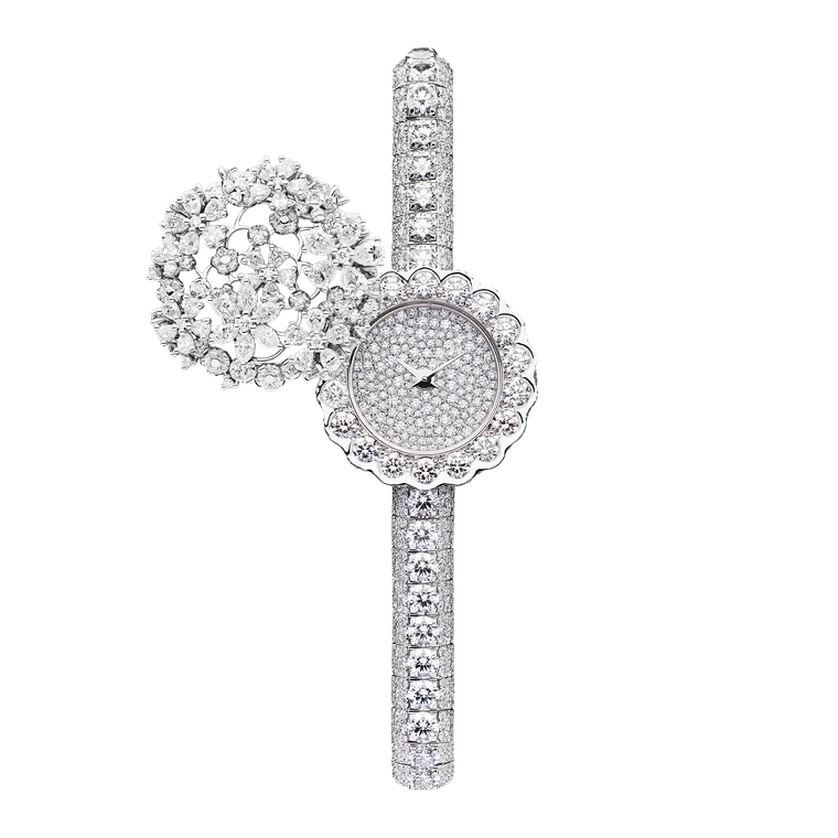 La D de Dior Dentelle secret watch by Dior 